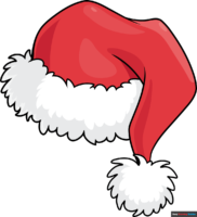 How to Draw a Santa Hat