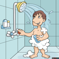 How to Draw a Shower