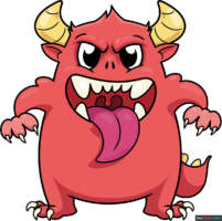 How to Draw a Simple Monster
