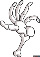 How to Draw a Skeleton Hand