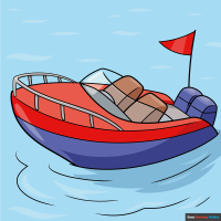 How to Draw a Speed Boat