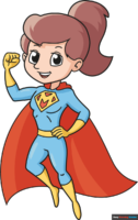 How to Draw a Super Mom