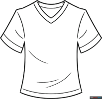 How to Draw a T-Shirt Outline