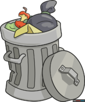 How to Draw a Trash Can