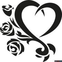 How to Draw a Tribal Heart Tattoo