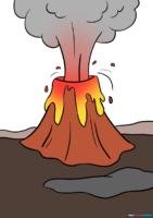How to Draw a Volcano