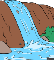 How to Draw a Waterfall