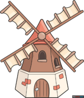 How to Draw a Windmill