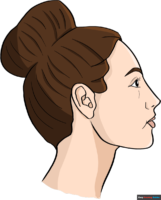How to Draw a Woman Side Profile