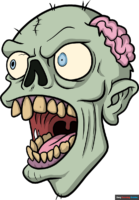 How to Draw a Zombie Face