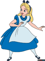 How to Draw Alice in Wonderland