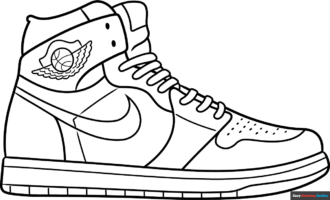 How to Draw an Air Jordan 1 Outline