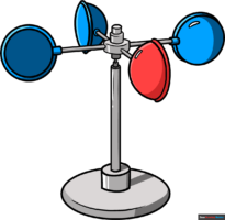 How to Draw an Anemometer