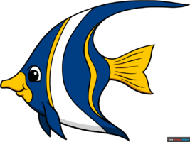 How to Draw an Angelfish