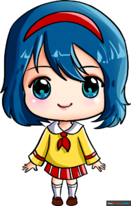 How to Draw an Anime Chibi Girl Featured Image