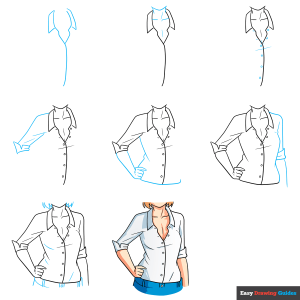 How to Draw an Anime Shirt Featured Image
