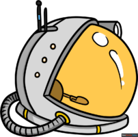 How to Draw an Astronaut Helmet