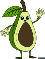 How to Draw an Avocado