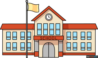 How to Draw an Easy Cartoon School