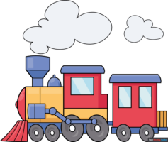 How to Draw an Easy Cartoon Train