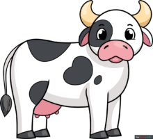 How to Draw an Easy Cow