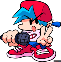 How to Draw an Easy Friday Night Funkin Character