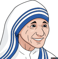 How to Draw an Easy Mother Teresa
