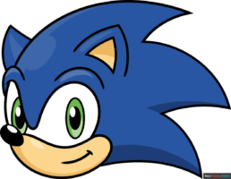 How to Draw an Easy Sonic Face
