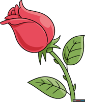 Easy, Step-by-step Rose Drawing for Kids