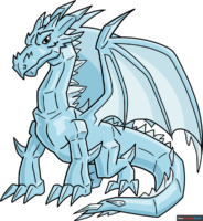 How to Draw an Ice Dragon
