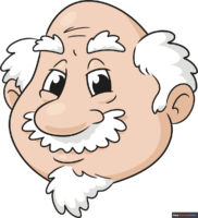 How to Draw an Old Man Face