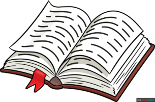 How to Draw an Open Book
