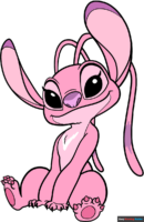How to Draw Angel from Lilo and Stitch