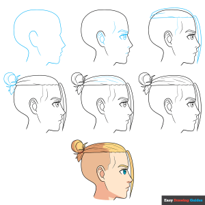 Anime Male Hair Step by Step Featured Image