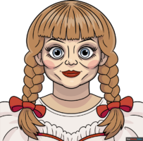 How to Draw Annabelle from The Conjuring