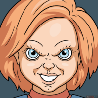 How to Draw Chucky's Face