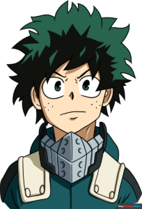 How to Draw Deku from My Hero Academia Featured Image