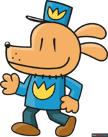 How to Draw Dog Man