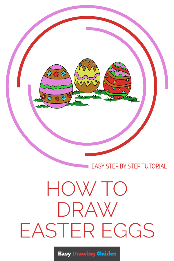 How to Draw Easter Eggs | Share to Pinterest