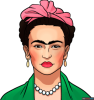 How to Draw Frida Kahlo