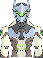 How to Draw Genji from Overwatch