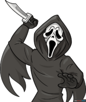 How to Draw Ghostface from Scream
