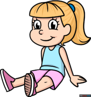 How to Draw a Girl Sitting