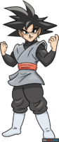 How to Draw Goku Black