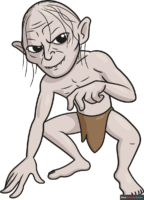How to Draw Gollum
