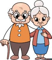 How to Draw Grandparents