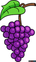 How to Draw Grapes