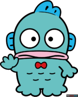 How to Draw Hangyodon from Sanrio