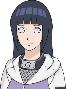 how to draw hinata hyuga from naruto featured image