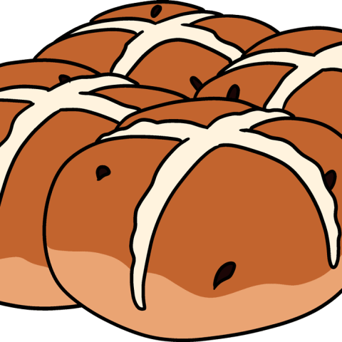 How to Draw Hot Cross Buns Featured Image